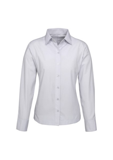 Picture of Biz Collection Ladies Ambassador Stripe Shirt Long Sleeve 75% Polyester 25% Cotton, yarn dyed